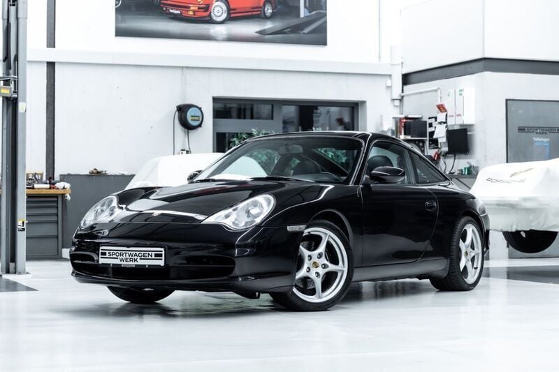 Schwarz Gebraucht 2002 Porsche 911 Cabrio | 37.890 € (Superpreis) - Bild 1/4