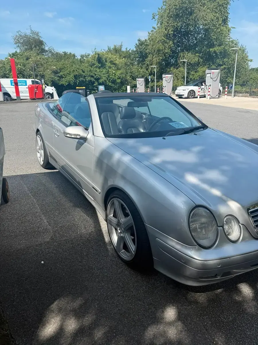 Gebraucht Mercedes CLK200 2001 Silber Cabrio