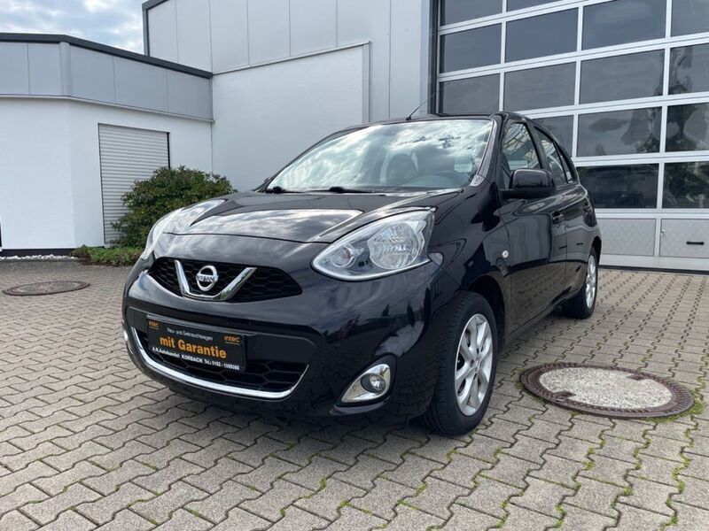 Schwarz Gebraucht 2014 Nissan Micra Acenta Kleinwagen | 6.990 € (Etwas zu teuer) - Bild 1/4