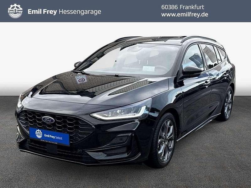 Gebraucht Ford Focus ST-Line X 125 PS (91 kW) 2023 Agate black metallic Kombi