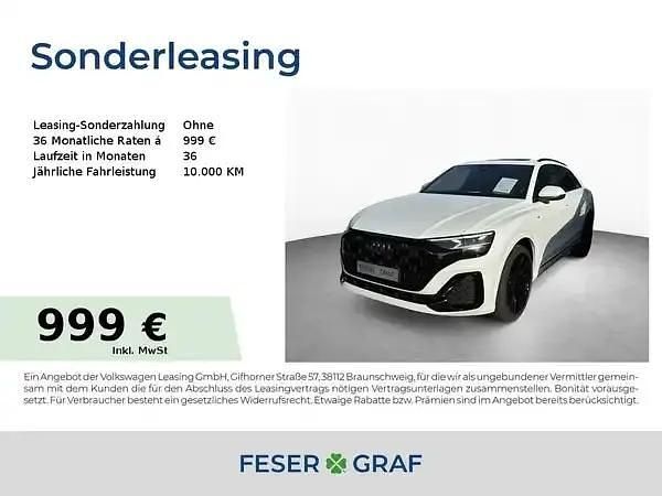 Gletscherweiß Neu 2025 Audi Q8 Ambiente SUV | 100.141 € (Etwas zu teuer) - Bild 1/4
