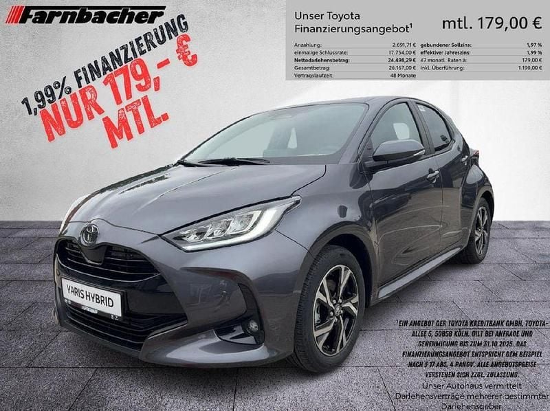 Marlingrau Neu 2025 Toyota Yaris Hybrid Limousine | 27.190 € (Fairer Preis) - Bild 1/4