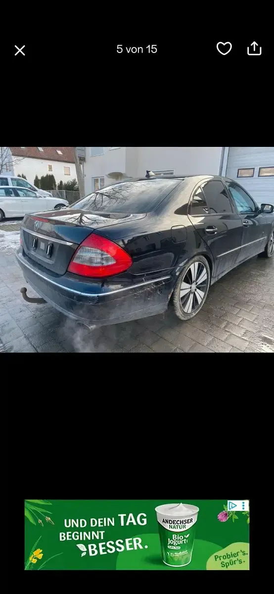 Gebraucht Mercedes E350 292 PS (214 kW) 2009 Schwarz Limousine