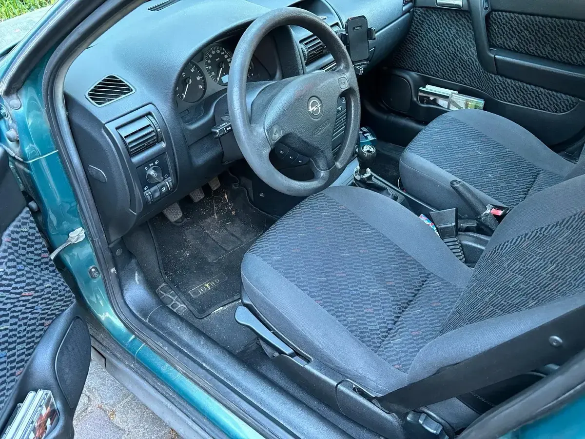 Gebraucht Opel Astra 2001 Grün Kleinwagen