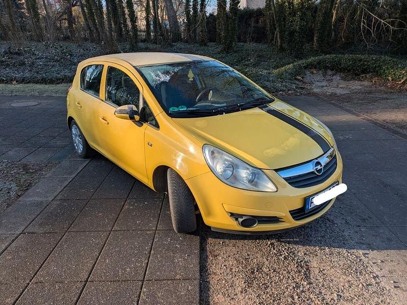 Gebraucht Opel Corsa 80 PS (58 kW) 2008 Gelb Kleinwagen
