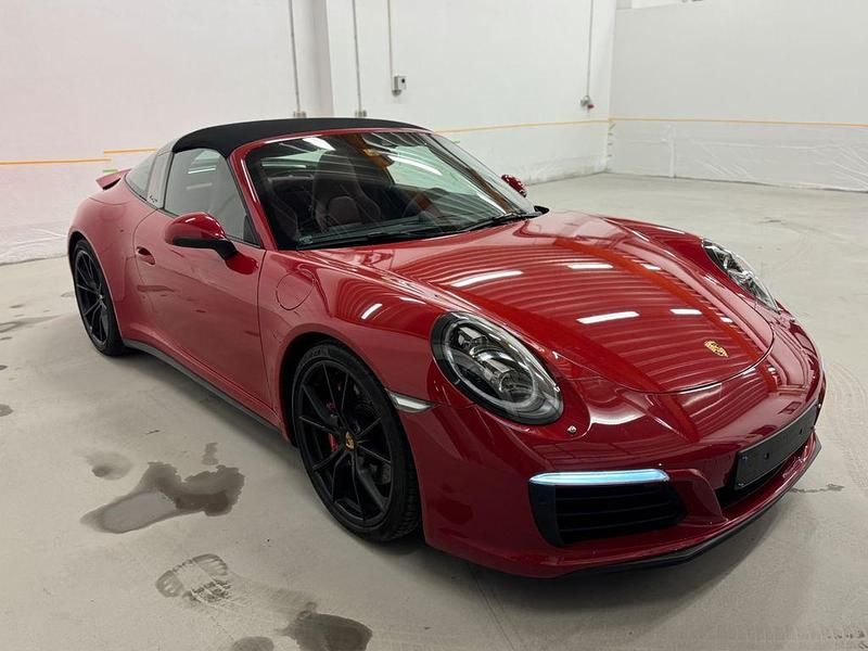 Gebraucht Porsche 911 Targa 4S Chrono 420 PS (308 kW) 2015 Karminrot Cabrio