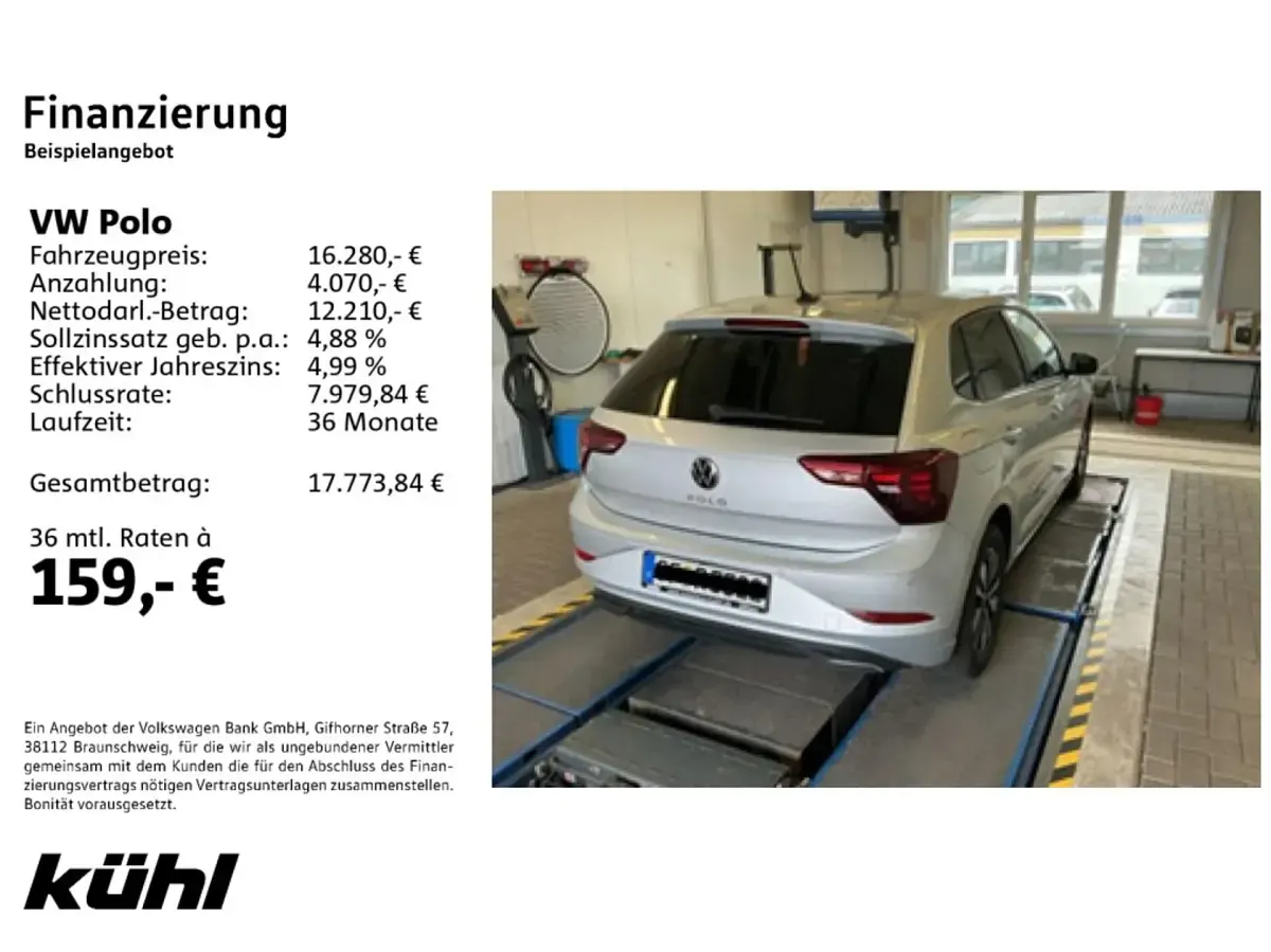 Gebraucht VW Polo Move 80 PS (58 kW) 2024 Reflexsilber metallic Kleinwagen