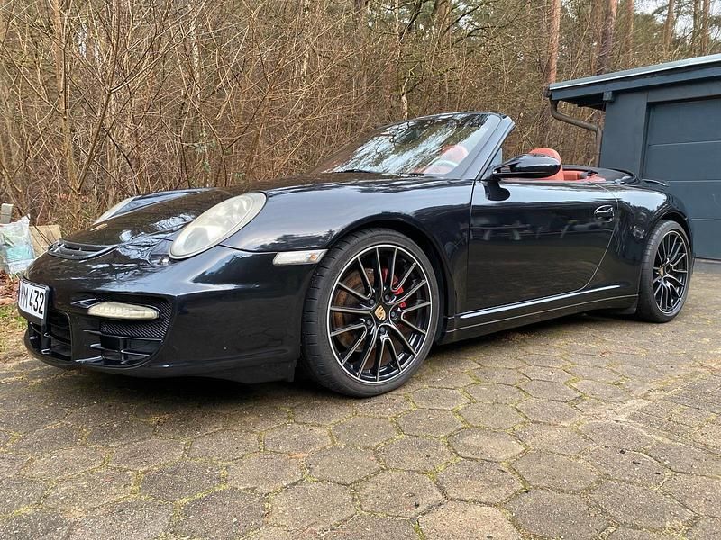 Schwarz Gebraucht 2007 Porsche 911 Carrera 4S Cabriolet Cabrio | 39.500 € - Bild 1/4