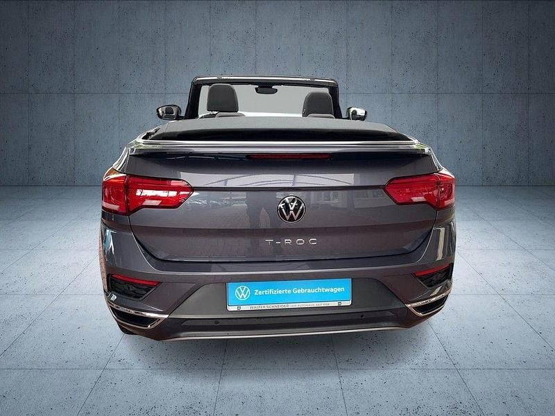 Gebraucht VW T-Roc Cabriolet Style 110 PS (80 kW) 2021 Rauchgrau metallic (metallic) Cabrio