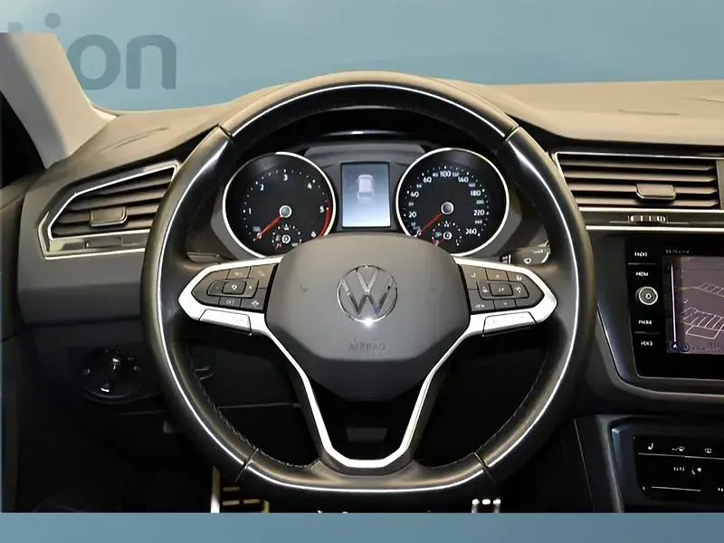 Gebraucht VW Tiguan 122 PS (89 kW) 2021 Schwarz SUV