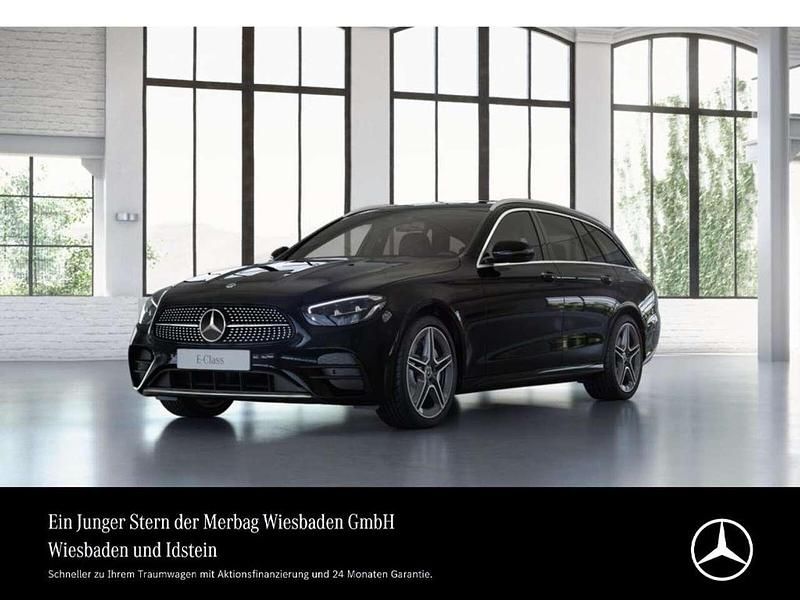 Schwarz Gebraucht 2021 Mercedes E300 AMG line Kombi | 31.790 € (Fairer Preis) - Bild 1/4