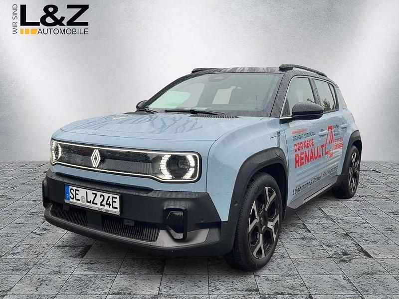Kumulusblau mit schwarze Gebraucht 2025 Renault 4 E-Tech Komfort SUV | 34.480 € (Guter Preis) - Bild 1/4
