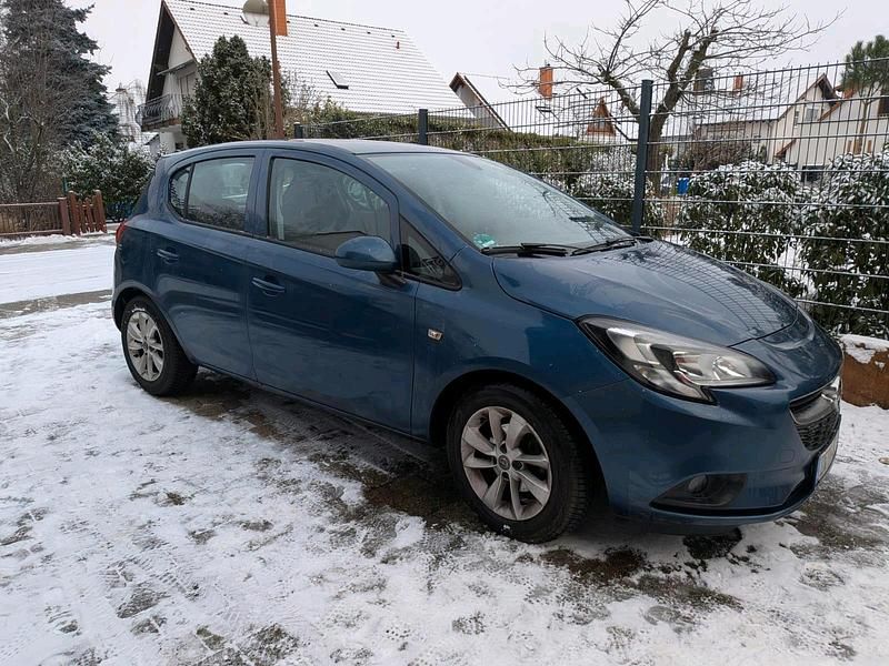 Blau Gebraucht 2016 Opel Corsa Limousine | 4.800 € (Superpreis) - Bild 1/4