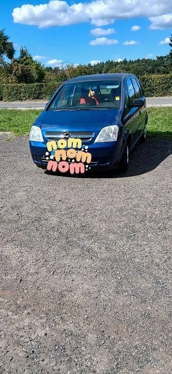 Blau Gebraucht 2004 Opel Meriva Van / Kleinbus | 600 € (Superpreis) - Bild 1/4