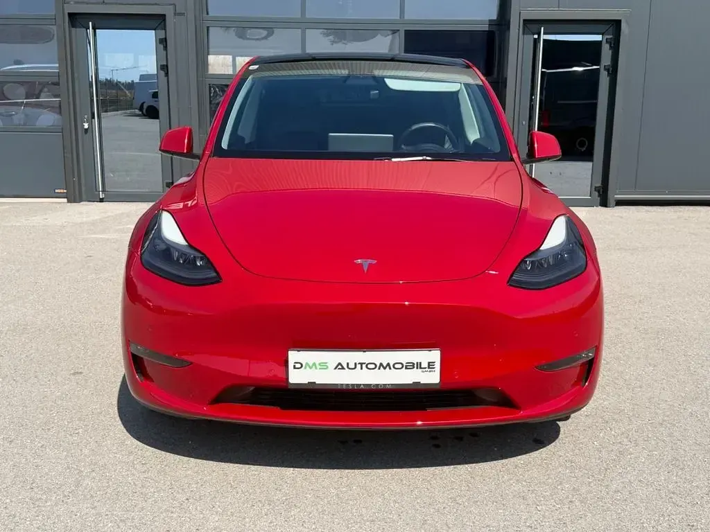 Gebraucht Tesla Model Y Long Range AWD 378 kW (514 PS) 2021 Rot SUV