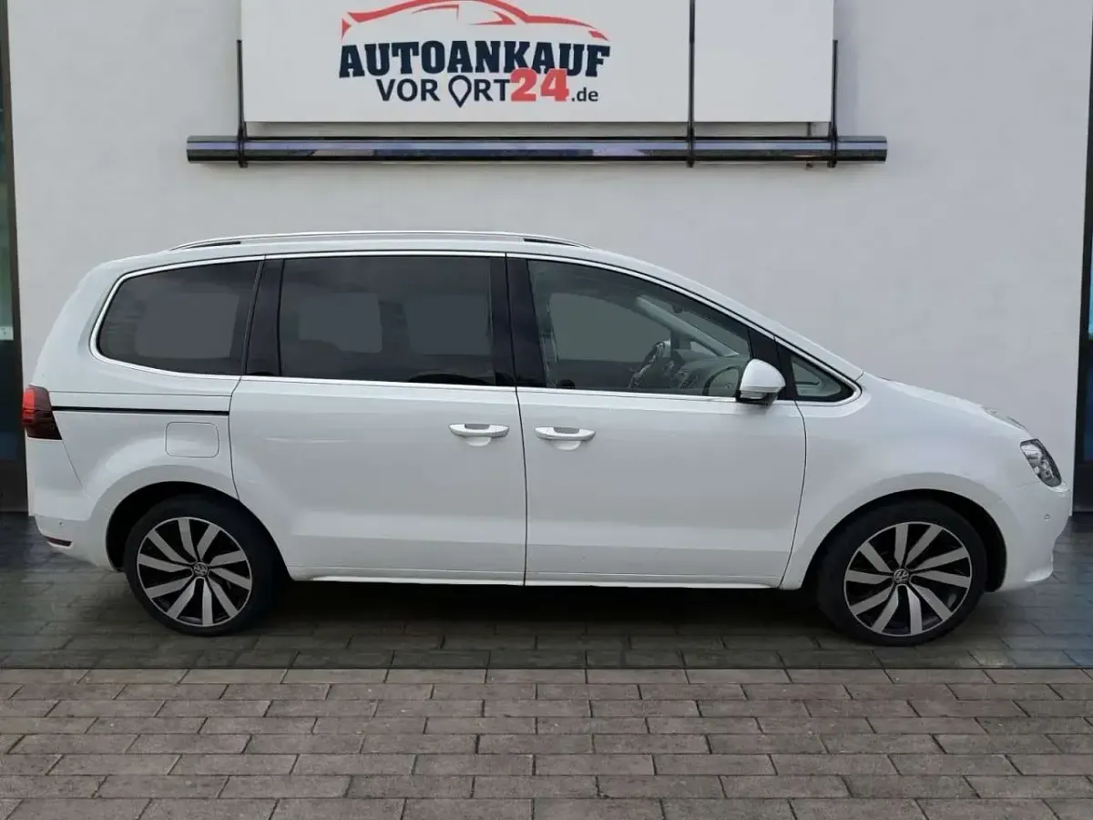 Gebraucht VW Sharan Highline 184 PS (135 kW) 2017 Weiß Van / Kleinbus