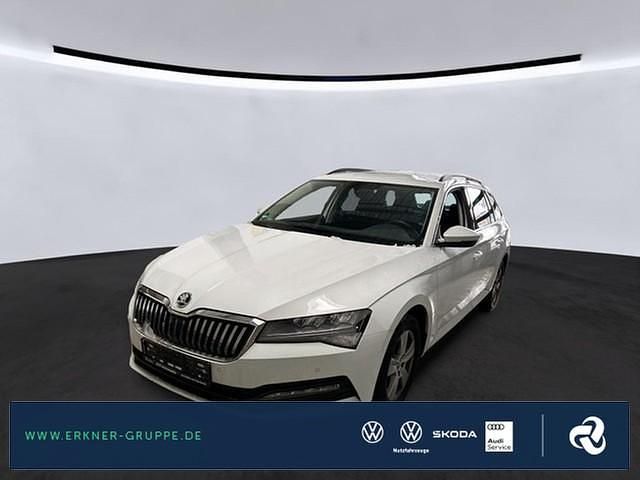 Gebraucht Skoda Superb Ambition 150 PS (110 kW) 2024 Moonweiss metallic Kombi