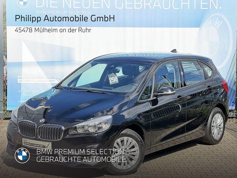 Schwarz Gebraucht 2020 BMW 218 Active Tourer Advantage Van / Kleinbus | 17.880 € (Fairer Preis) - Bild 1/4