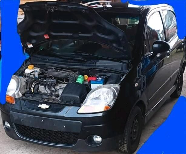 Schwarz Gebraucht 2008 Chevrolet Matiz Kleinwagen | 500 € - Bild 1/1