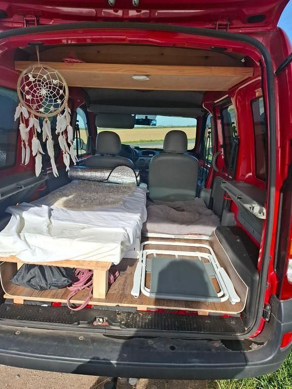 Gebraucht Renault Kangoo Authentique 87 PS (63 kW) 2009 Rot Van / Kleinbus