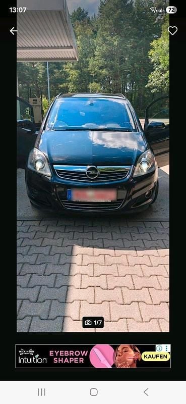 Gebraucht Opel Zafira 150 PS (110 kW) 2008 Schwarz Van / Kleinbus