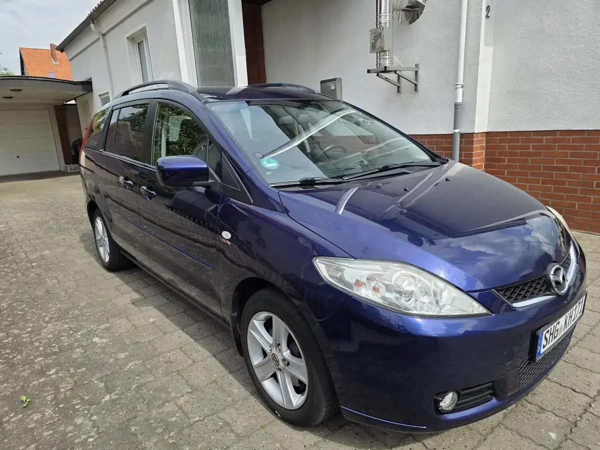 Gebraucht Mazda 5 116 PS (85 kW) 2007 Blau Van / Kleinbus