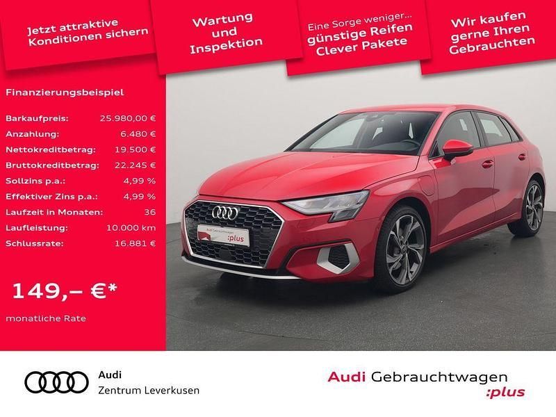 Tangorot Gebraucht 2022 Audi A3 Sportback e-tron Advanced Limousine | 25.980 € (Etwas zu teuer) - Bild 1/4