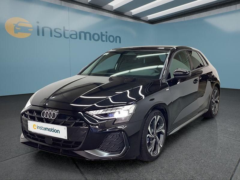 Schwarz Neu 2025 Audi A3 Sportback Kleinwagen | 38.449 € (Fairer Preis) - Bild 1/4