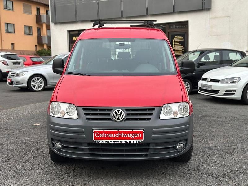 Gebraucht VW Caddy Team 80 PS (58 kW) 2010 Rot Van / Kleinbus