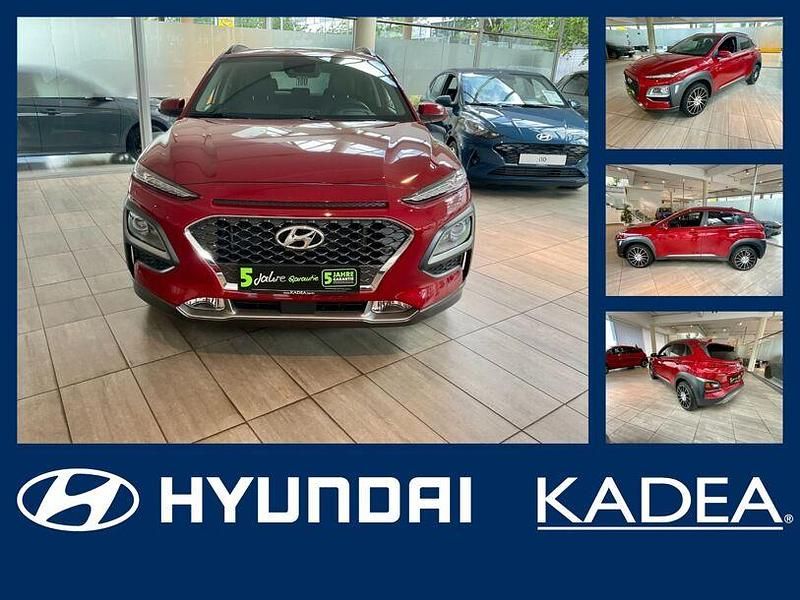 Pulse red / mic Gebraucht 2020 Hyundai Kona Premium SUV | 17.990 € (Fairer Preis) - Bild 1/4