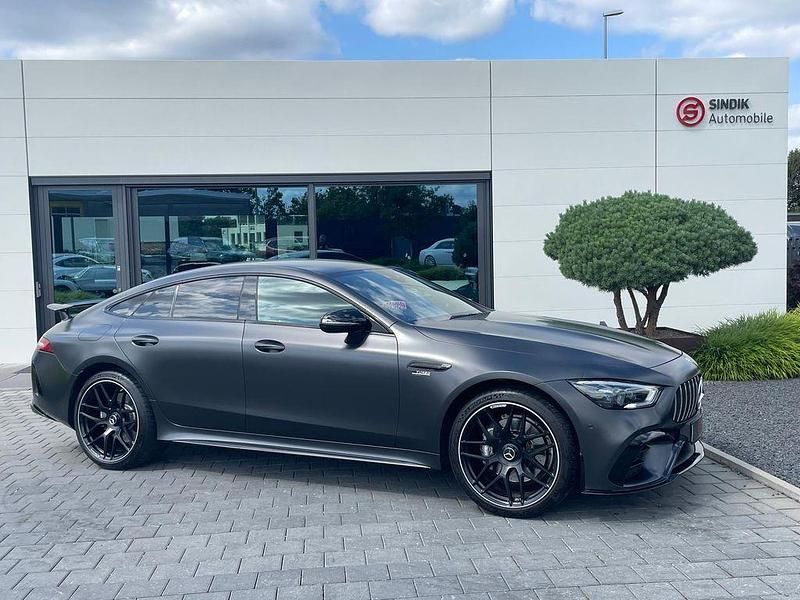 Designo graphitgrau magno Gebraucht 2019 Mercedes AMG GT 43 AMG Coupé | 66.980 € (Guter Preis) - Bild 1/4