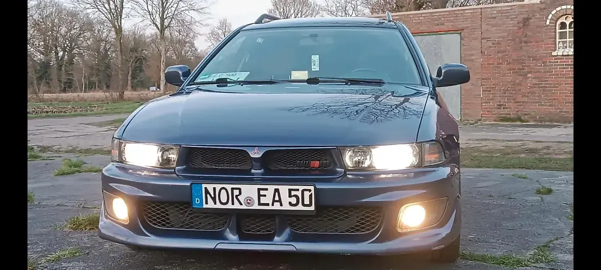 Gebraucht Mitsubishi Galant 163 PS (119 kW) 1998 Blau Kombi