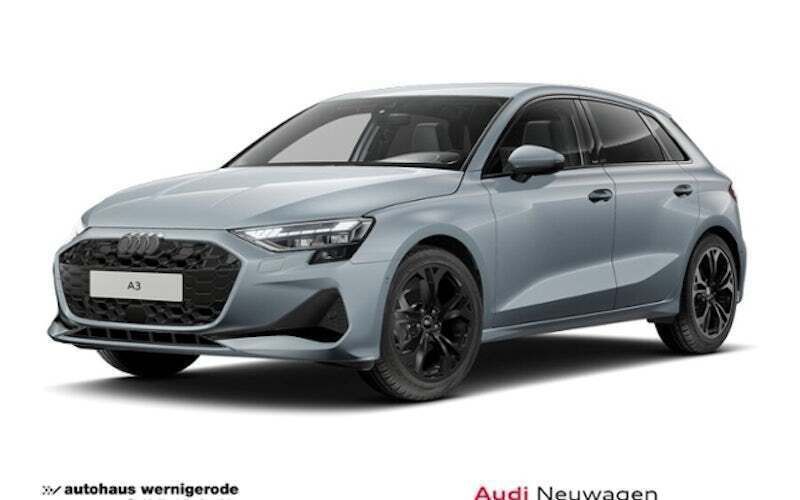 Grau Neu 2025 Audi A3 Sportback Advanced Limousine | 44.279 € (Teuer) - Bild 1/4
