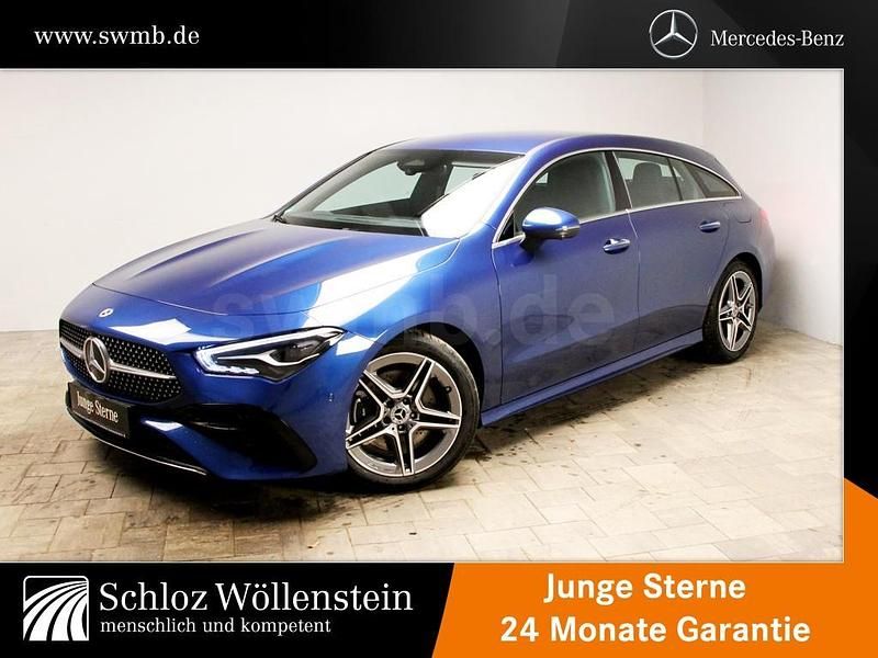 Blau Gebraucht 2025 Mercedes CLA200 Shooting Brake AMG Kombi | 34.730 € - Bild 1/4