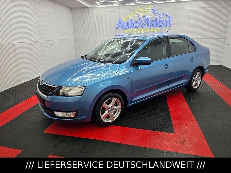 Gebraucht Skoda Rapid 105 PS (77 kW) 2013 Blau Kleinwagen