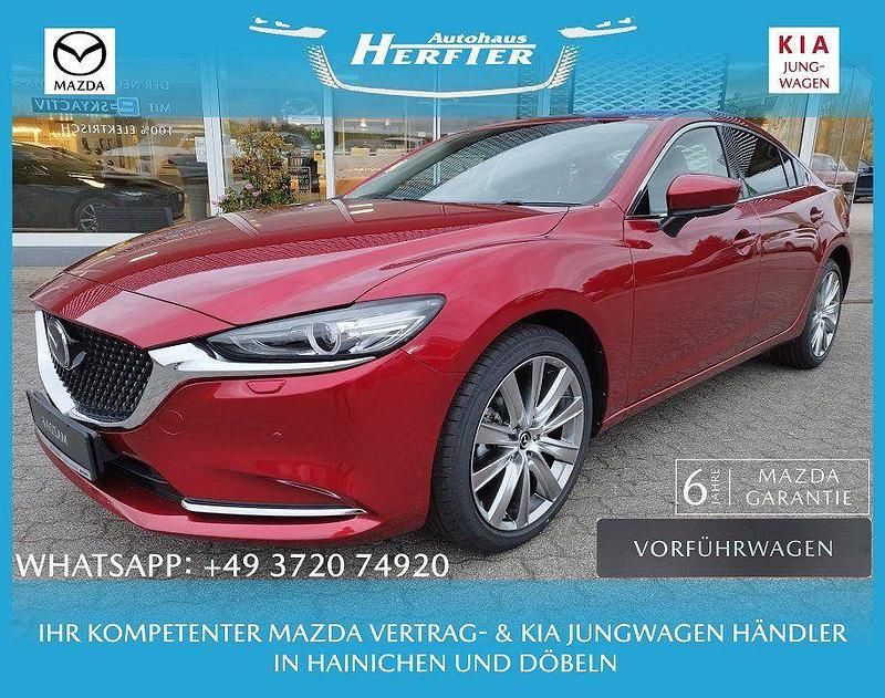 Rot Gebraucht 2023 Mazda 6 Exclusive-Line Limousine | 37.320 € (Teuer) - Bild 1/4