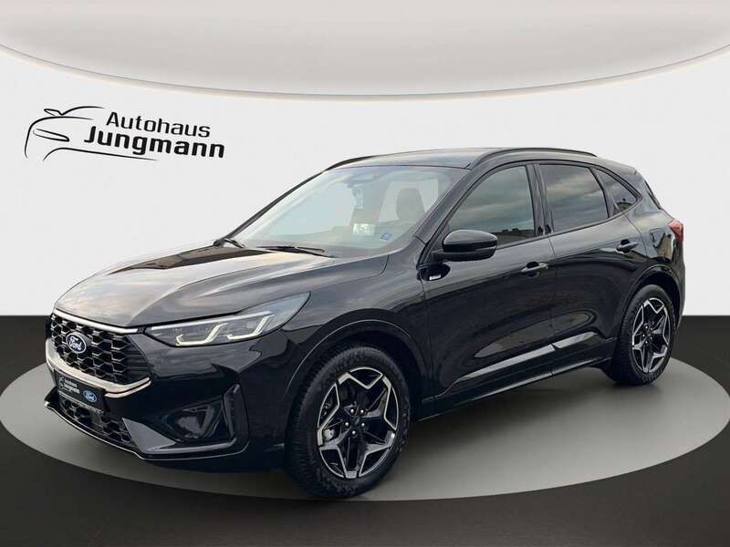 Obsidianschwarz metallic Gebraucht 2024 Ford Kuga ST-Line SUV | 34.990 € (Superpreis) - Bild 1/4