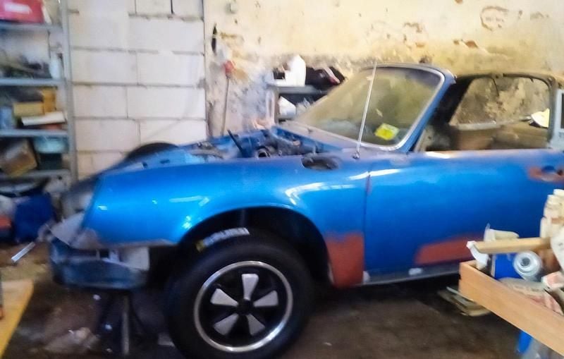 Blau Gebraucht 1974 Porsche 911 Cabrio | 24.800 € - Bild 1/4