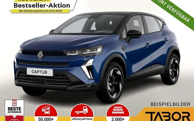 Blau Neu 2025 Renault Captur Techno SUV | 25.833 € (Guter Preis) - Bild 1/4