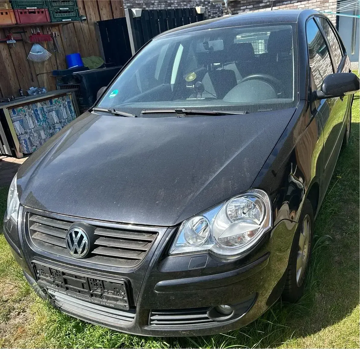 Gebraucht VW Polo 75 PS (55 kW) 2005 Schwarz Kleinwagen