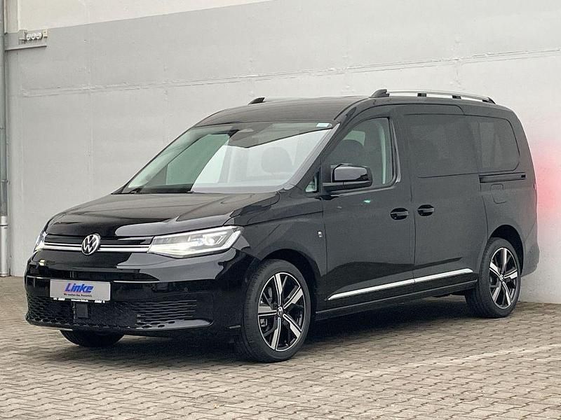 Neu VW Caddy Maxi Style 122 PS (89 kW) 2025 Schwarz Van / Kleinbus