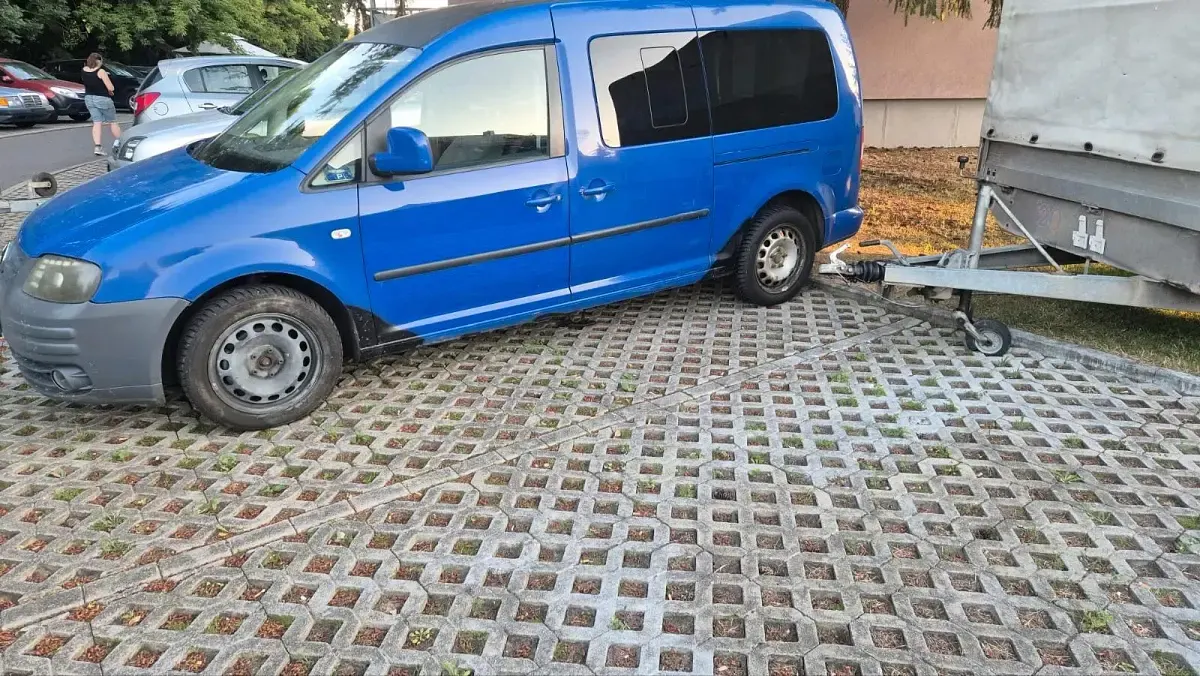 Gebraucht VW Caddy Life 105 PS (77 kW) 2007 Blau Van / Kleinbus