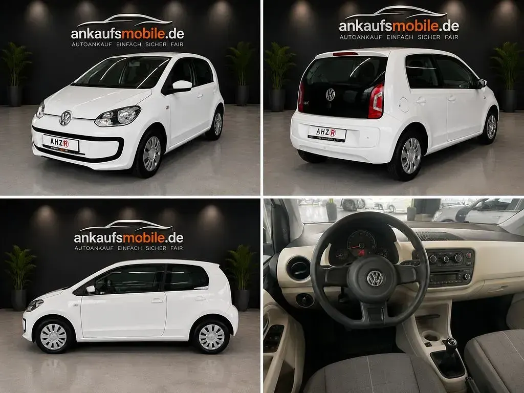Käytetty VW up! move up! 60 HP (44 kW) 2015 Valkoinen Viistoperä