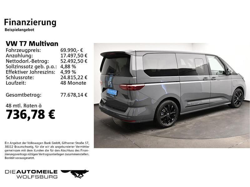 Neu VW Multivan Edition 177 PS (130 kW) 2025 Van