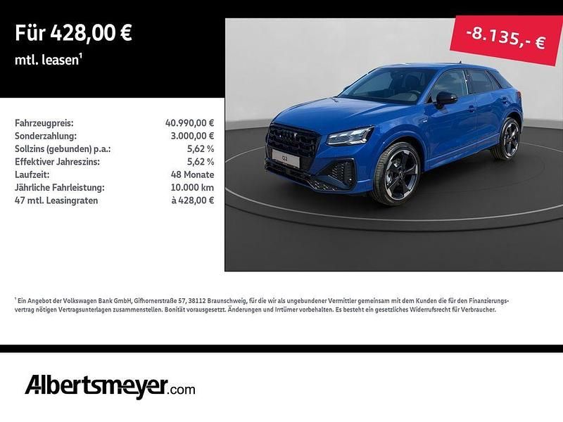 Blau Neu 2025 Audi Q2 S-Line SUV | 40.990 € (Etwas zu teuer) - Bild 1/4