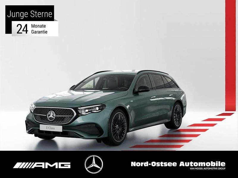 Metalliclack verdesilber Gebraucht 2025 Mercedes E300 Premium Kombi | 58.890 € (Fairer Preis) - Bild 1/3