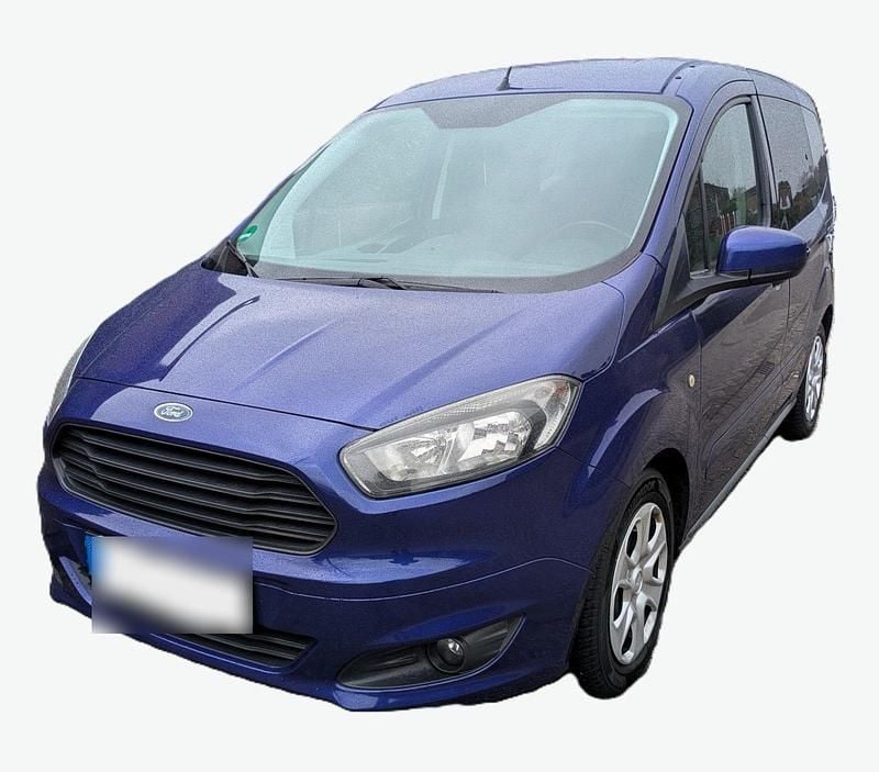 Gebraucht Ford Tourneo Courier 101 PS (74 kW) 2017 Blau Van / Kleinbus