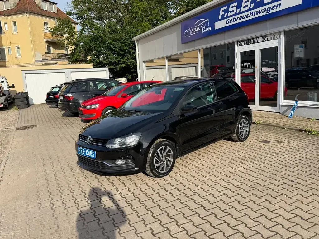 Gebraucht VW Polo Sound 75 PS (55 kW) 2017 Schwarz Kleinwagen