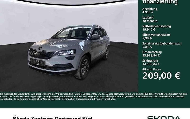 Grau Gebraucht 2021 Skoda Karoq Clever SUV | 24.850 € (Fairer Preis) - Bild 1/4