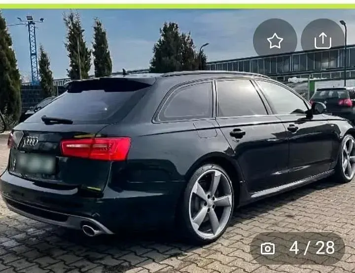 Używany Audi A6 S-Line 313 KM (230 kW) 2014 Czarny Kombi